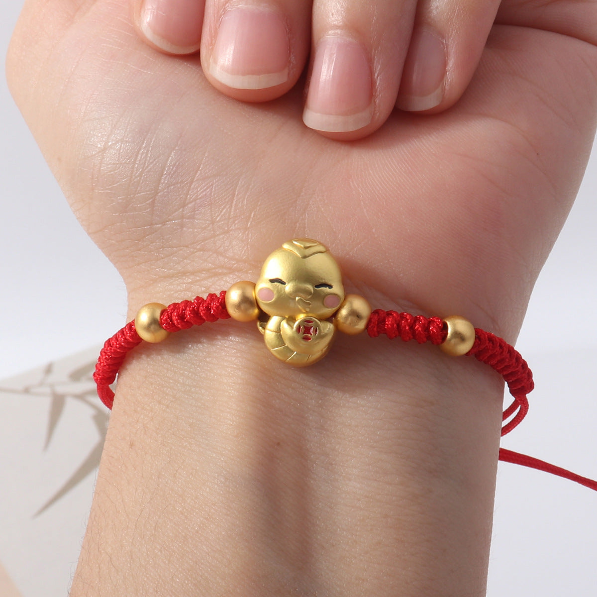 Lucky Red Snake Rope Bracelet