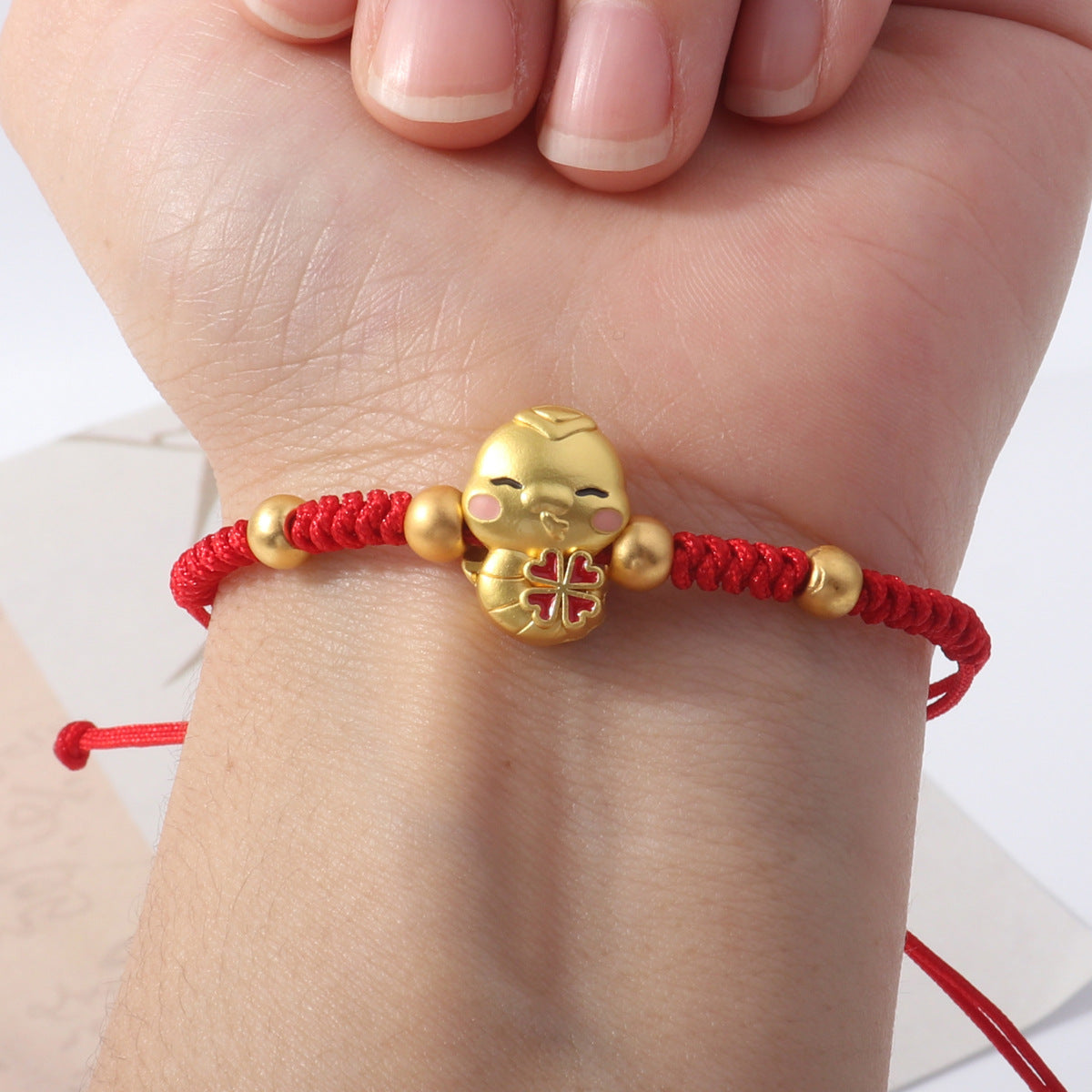 Lucky Red Snake Rope Bracelet