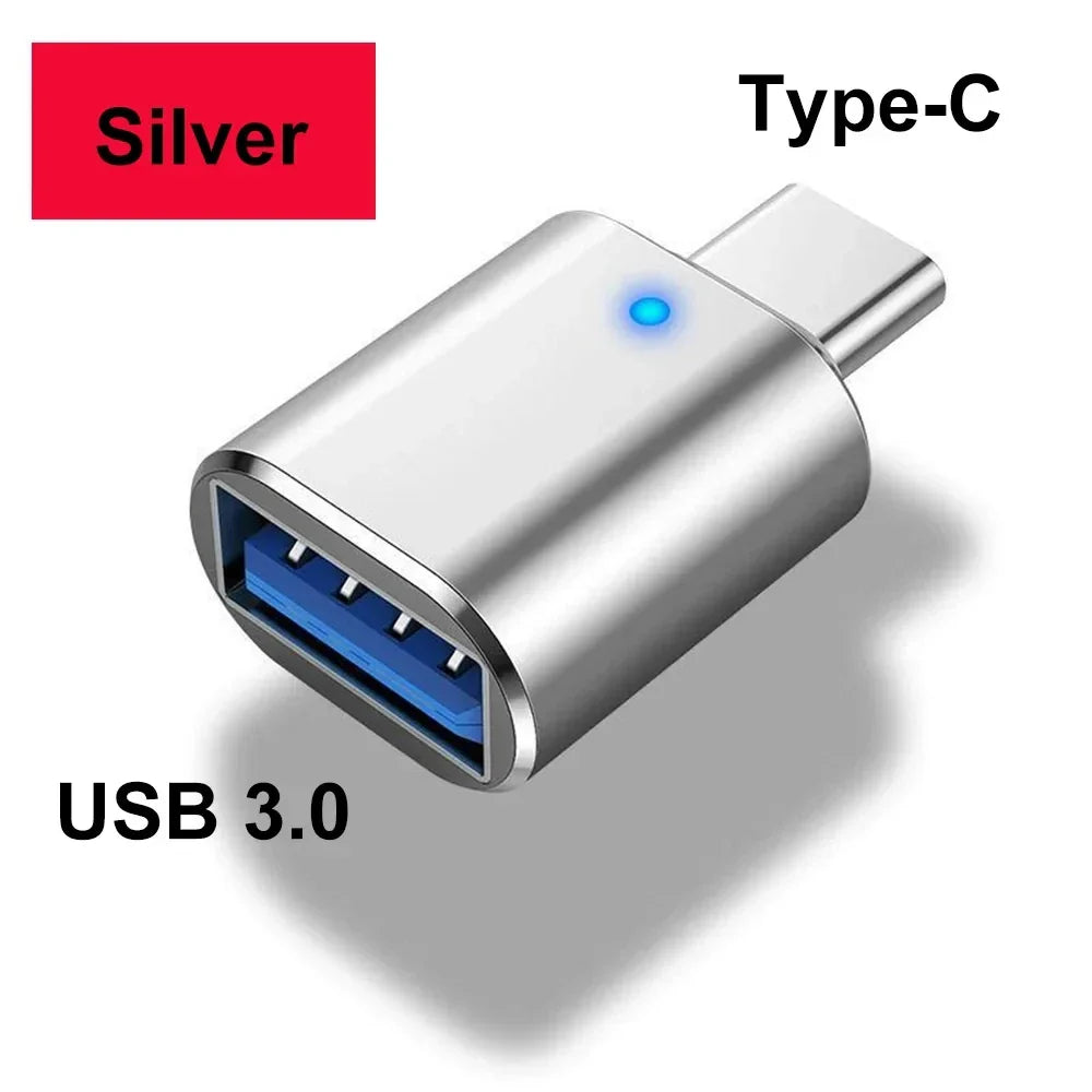 USB 3.0 Type-C OTG Adapter USB C Male To USB Female Converter